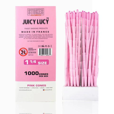 Juicy Lucy 1 1/4 Pink Cones -1000 Count - The Supply Joint 