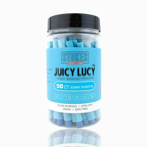 Juicy Lucy Blue Cones 53mm - 50 Count - The Supply Joint 