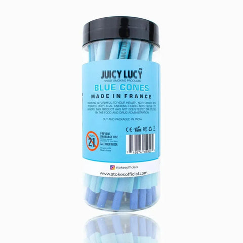 Juicy Lucy Blue Cones 98mm - 50 Count - The Supply Joint