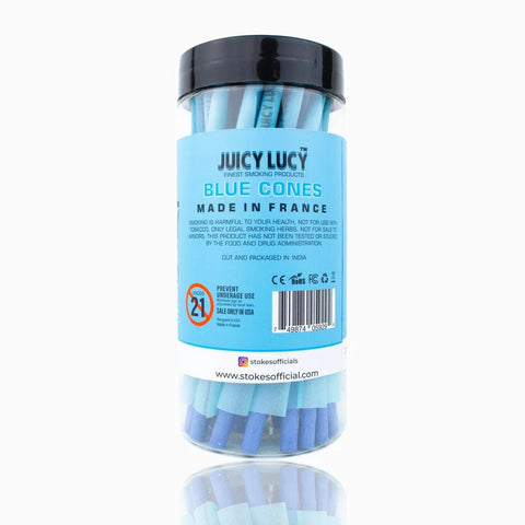 Juicy Lucy Blue Cones 98mm - 50 Count - The Supply Joint 