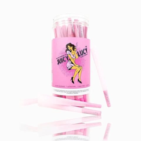 Juicy Lucy Pink Cones 98mm - 50 Count - The Supply Joint