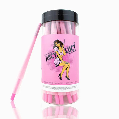 Juicy Lucy Pink Cones 98mm - 50 Count - The Supply Joint