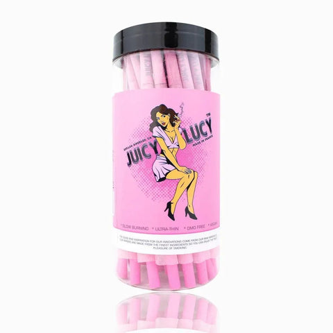Juicy Lucy Pink Cones 98mm - 50 Count - The Supply Joint