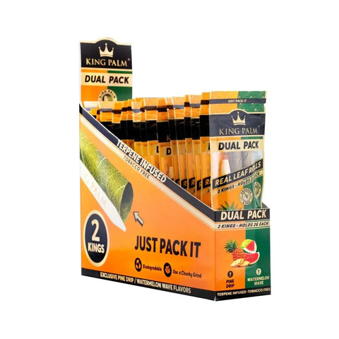 King Palm 2 King Pineapple & Watermelon Display Box – 20 Count - The Supply Joint