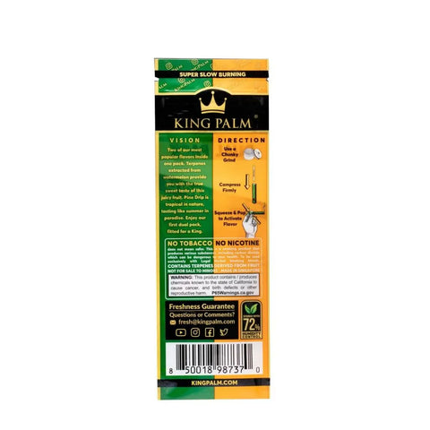 King Palm 2 King Pineapple & Watermelon Display Box – 20 Count - The Supply Joint