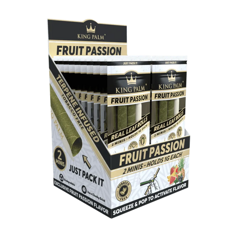 King Palm 2 Mini Rolls Display Box – 20 Count - The Supply Joint