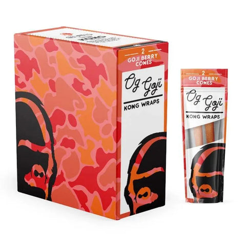 Kong Wraps Og Goji Pre-rolled Cones - 25 Pack - The Supply Joint