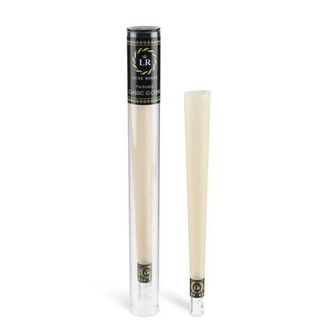 Luxe Rolls Pre-rolled Cones With Glass Tip - Classic g Cone - 50 Count - The Supply Joint