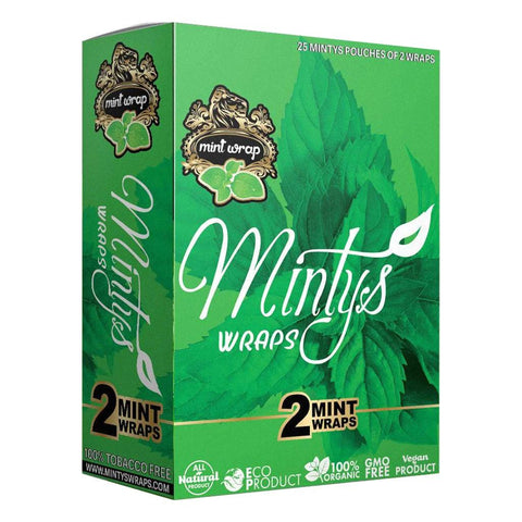Minty's Herbal Wraps - 25 Count - The Supply Joint 