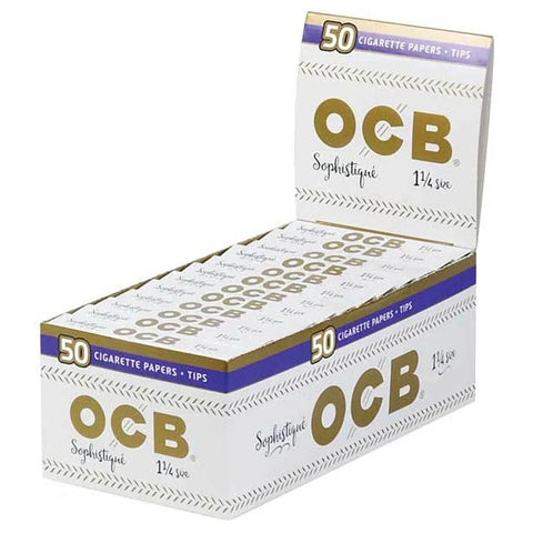 Ocb Sophistique 1 1/4 Rolling Papers With Tips - 50 Count - The Supply Joint