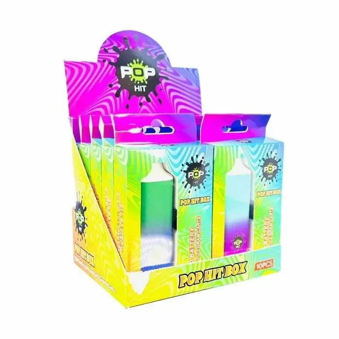 Pop Hit Box 510 Vape Mod For 2 Gram Cartridges - 10 Count The Supply Joint Pop Hit Box 510 Vape Mod For 2 Gram Cartridges - 10 Count The Supply Joint