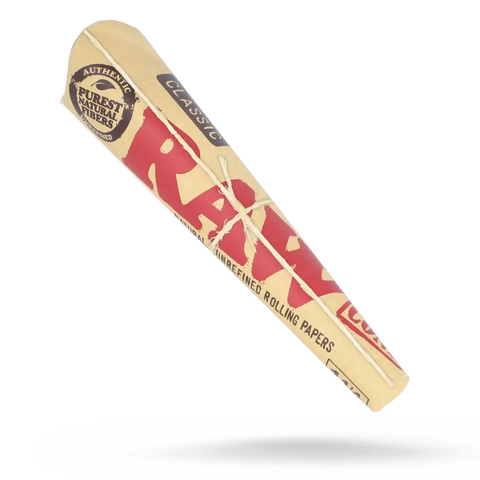 Raw Classic 1 1/4 Cones 6 Pack - Unbleached Paper - 32 Packs - The Supply Joint