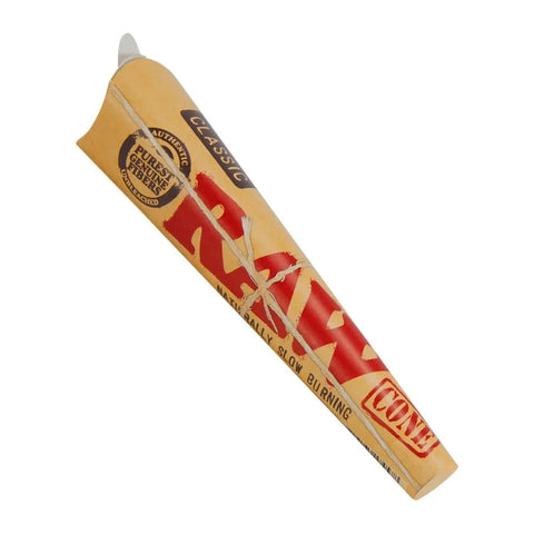 Raw Classic King Size Cones 3 Pack - Unbleached Paper - 32 Packs - The Supply Joint
