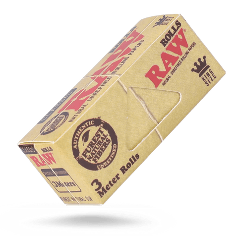 Raw Classic Paper Rolls King Size - 3 Meters - 12 Pack - The Supply Joint 