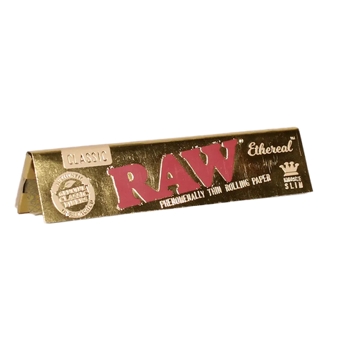 RAW Ethereal King Size Slim Phenomenally Thin Rolling Papers - 50 Pack - The Supply Joint
