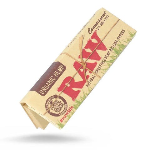 Raw Organic Connoisseur 1 1/4 Rolling Papers - 24 Pack - The Supply Joint
