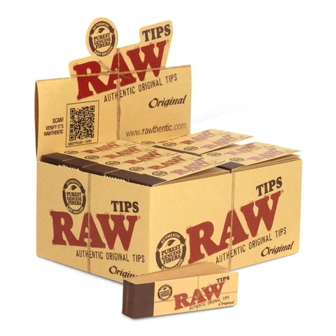 Raw Original Rolling Tips - 50 Count - The Supply Joint