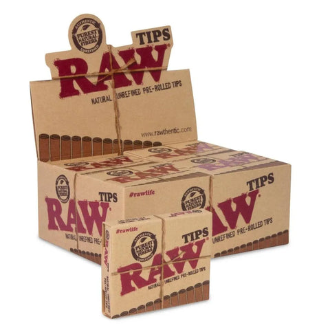 Raw Pre-rolled Tips - 20 Pack - The Supply Joint