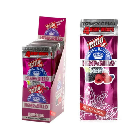 Royal Blunts Hemparillo Flavored Hemp Wraps - 25 Count - The Supply Joint