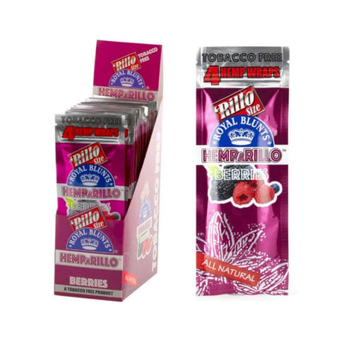Royal Blunts Hemparillo Flavored Hemp Wraps - 25 Count - The Supply Joint 