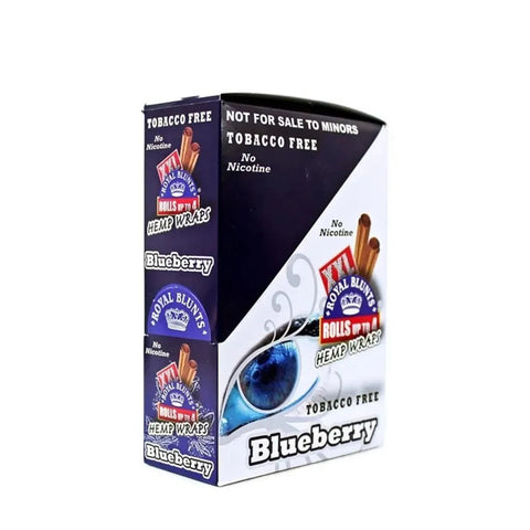 Royal Blunts Xxl Herbal Wraps Blueberry - 25 Count - The Supply Joint