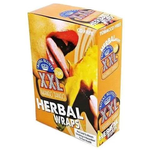 Royal Blunts Xxl Herbal Wraps Mango Tango - 25 Count - The Supply Joint