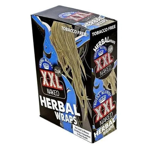 Royal Blunts Xxl Herbal Wraps Naked - 25 Count - The Supply Joint
