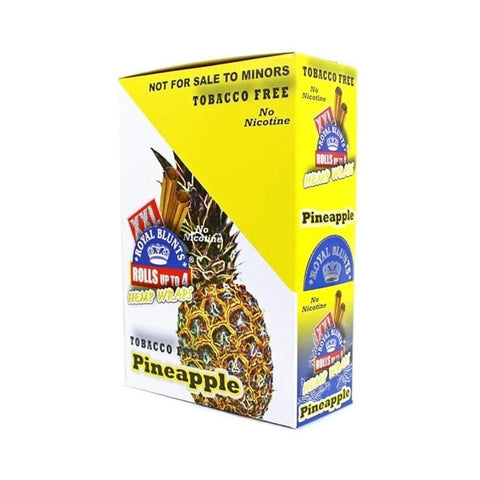 Royal Blunts Xxl Herbal Wraps Pineapple - 25 Count - The Supply Joint 