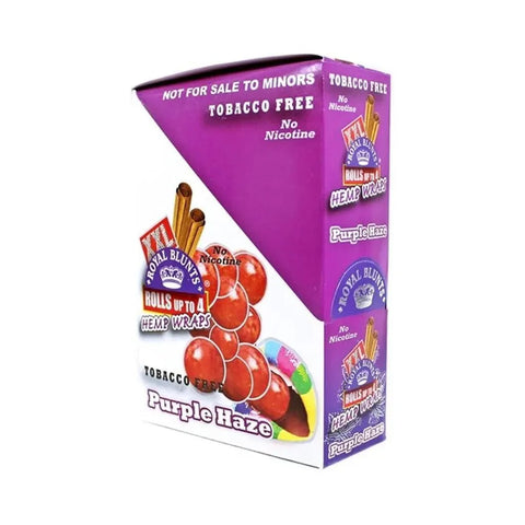 Royal Blunts Xxl Herbal Wraps Purple Haze - 25 Count - The Supply Joint