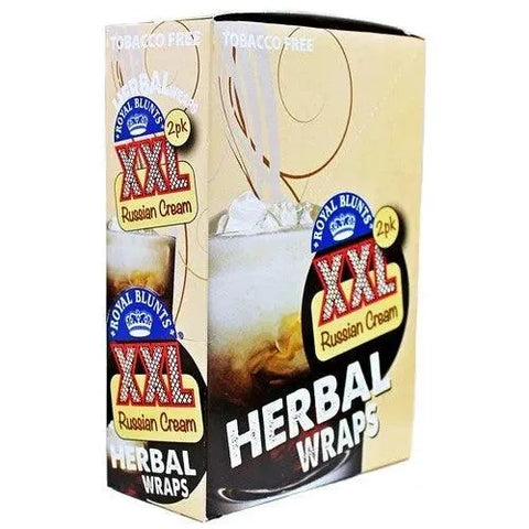 Royal Blunts Xxl Herbal Wraps Russian Cream - 25 Count - The Supply Joint