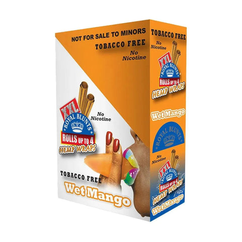 Royal Blunts Xxl Herbal Wraps Wet Mango - 25 Count - The Supply Joint