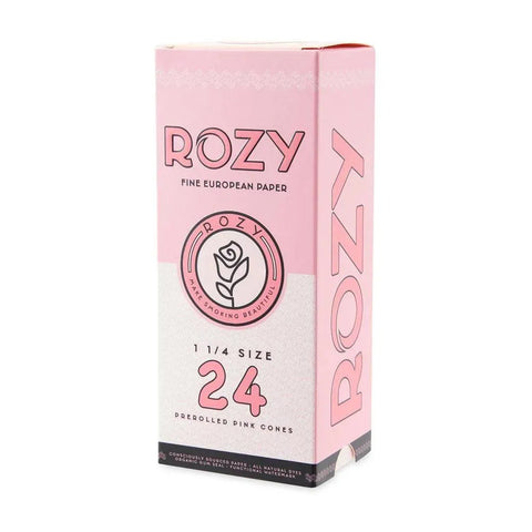 Rozy Pink 1 1/4 Size Pre-rolled Cones – 24 Count - The Supply Joint