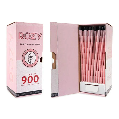 Rozy Pink 1 1/4 Size Pre-rolled Cones – 900 Count - The Supply Joint