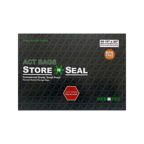 Store-N-Seal Blackout Vacuum ACT Bags With Zipper 15" x 20" - 50 Count - The Supply Joint