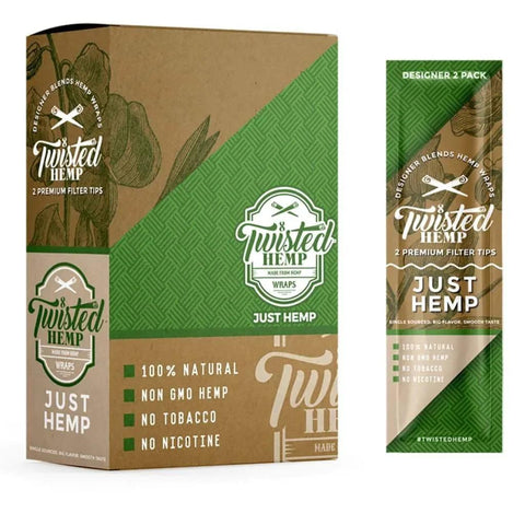 Twisted Hemp Designer Blend Premium Wraps - 15 Pack - The Supply Joint 