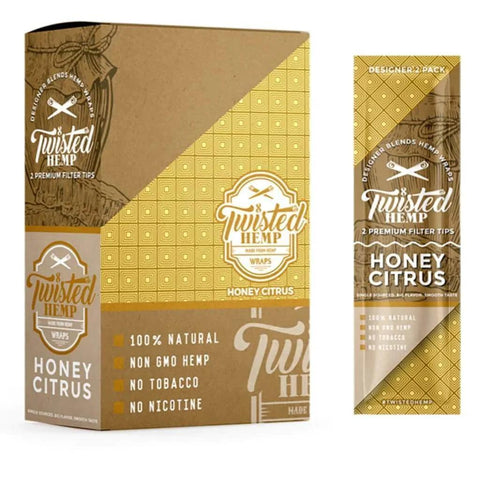 Twisted Hemp Designer Blend Premium Wraps - 15 Pack - The Supply Joint 