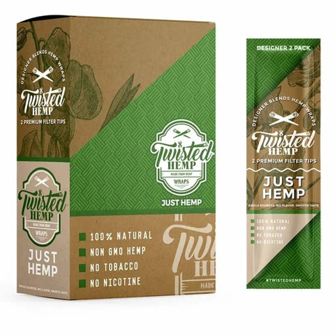 Twisted Hemp Wraps - 15 Count - The Supply Joint