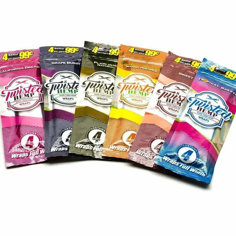 Twisted Hemp Wraps - 15 Count - The Supply Joint
