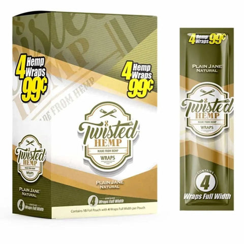 Twisted Hemp Wraps - 15 Count - The Supply Joint
