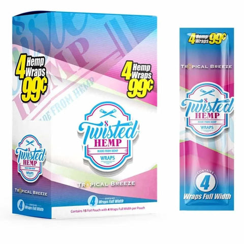 Twisted Hemp Wraps - 15 Count - The Supply Joint