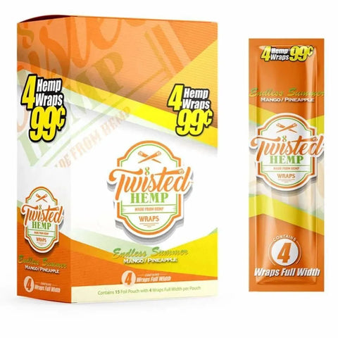 Twisted Hemp Wraps - 15 Count - The Supply Joint