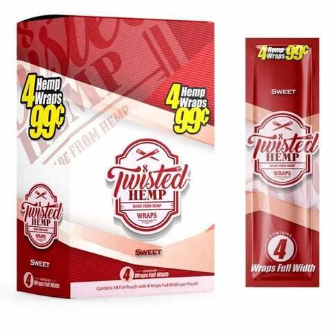 Twisted Hemp Wraps - 15 Count - The Supply Joint