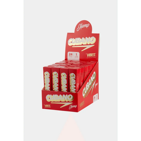 Vibes Cones Box - Cubano - 24 Count - The Supply Joint