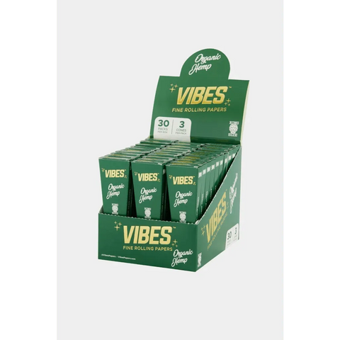 Vibes Cones Box - King Size 3 Pack - 30 Count - The Supply Joint