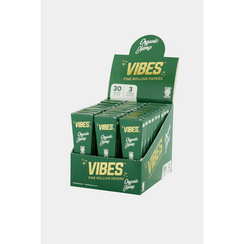 Vibes Cones Box - King Size 3 Pack - 30 Count - The Supply Joint 