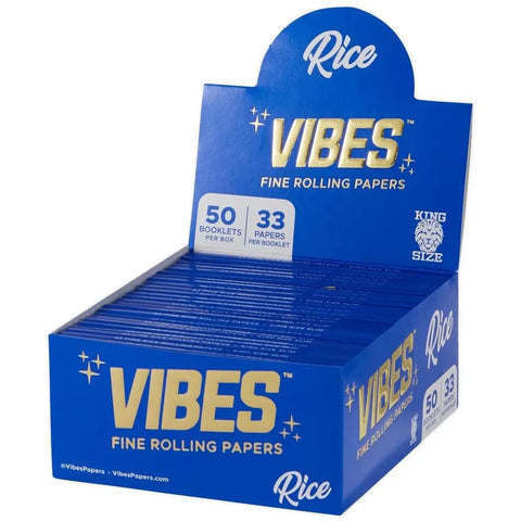 Vibes Papers Box - King Size Slim - 33 Count - The Supply Joint