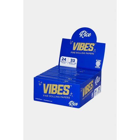 Vibes Papers Box - King Size Slim With Tips - 33 Count - The Supply Joint