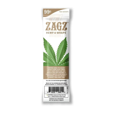 Zagz Hemp Wraps - 25 Pack - The Supply Joint