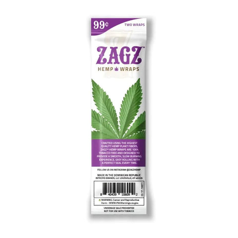 Zagz Hemp Wraps - 25 Pack - The Supply Joint