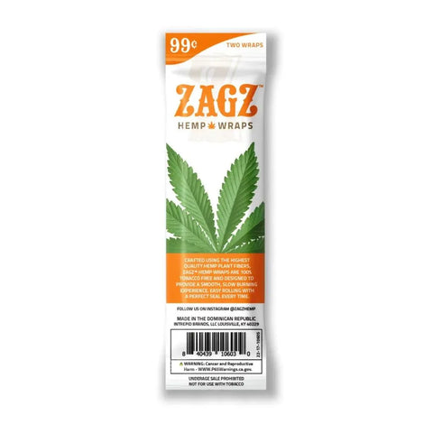 Zagz Hemp Wraps - 25 Pack - The Supply Joint